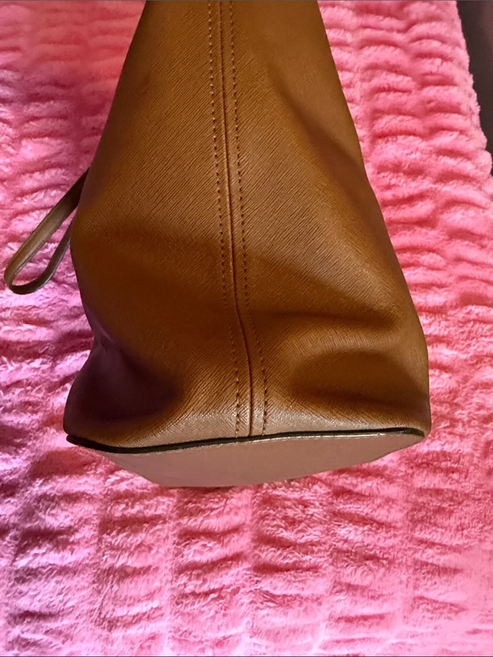 Michael Kors Brown Leather Tote Bag